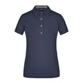 Polo Ladies Plain blu / S - personalizzabile con logo