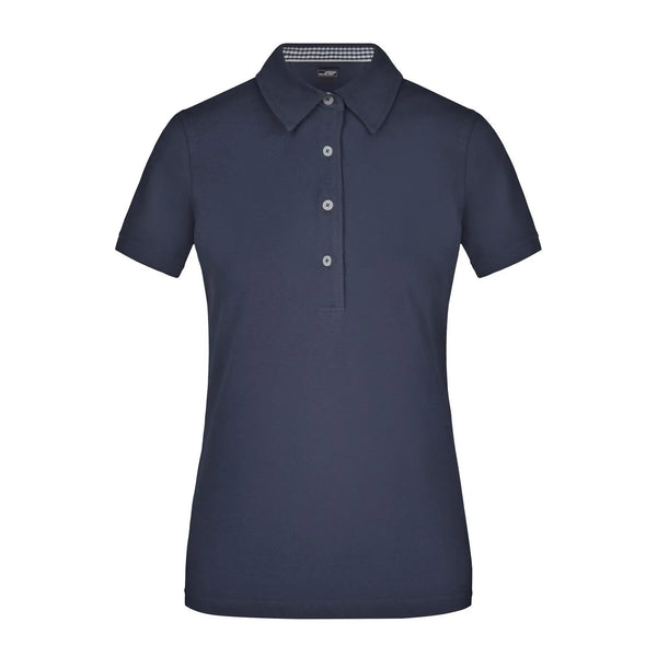 Polo Ladies Plain blu / S - personalizzabile con logo
