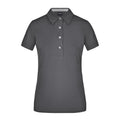 Polo Ladies Plain grigio / S - personalizzabile con logo