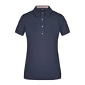 Polo Ladies Plain navy/red-navy-white / S - personalizzabile con logo