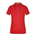 Polo Ladies Plain rosso / S - personalizzabile con logo