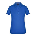 Polo Ladies Plain royal / S - personalizzabile con logo
