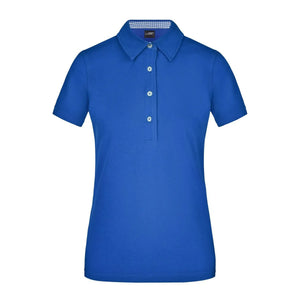 Polo Ladies Plain royal / S - personalizzabile con logo