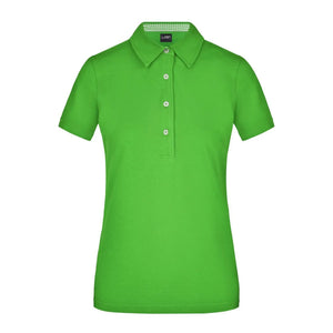 Polo Ladies Plain verde / S - personalizzabile con logo