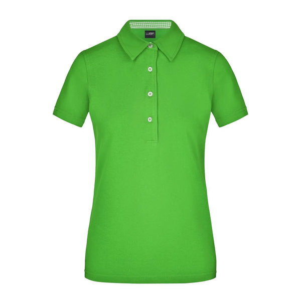 Polo Ladies Plain verde / S - personalizzabile con logo