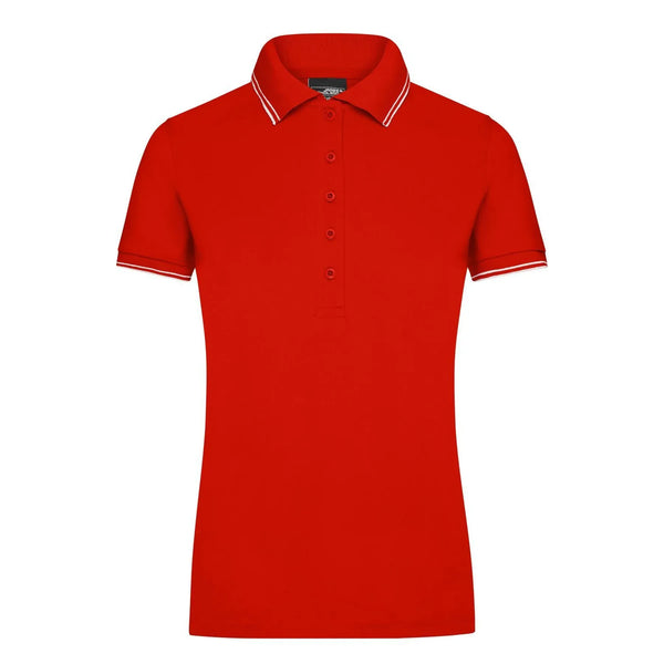 Polo Ladies rosso / S - personalizzabile con logo