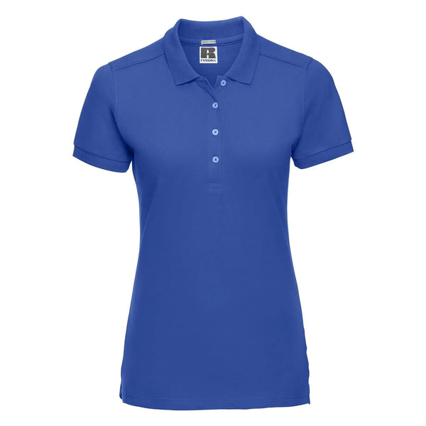 Polo Ladies Stretch azure blue / XS - personalizzabile con logo