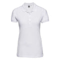 Polo Ladies Stretch bianco / XS - personalizzabile con logo