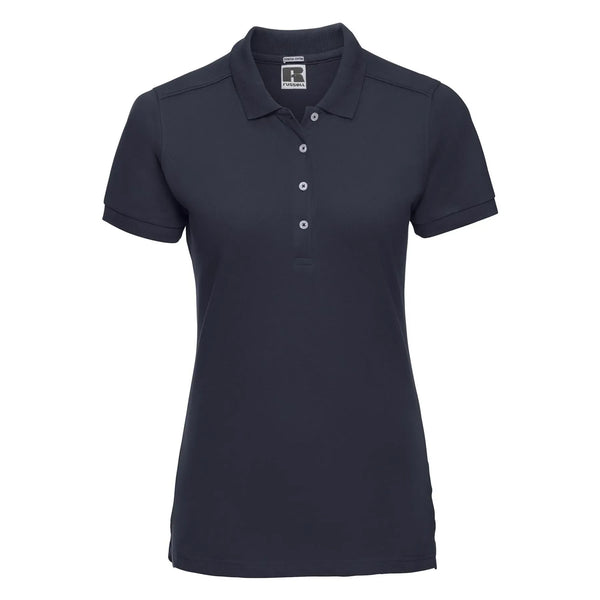 Polo Ladies Stretch blu / XS - personalizzabile con logo
