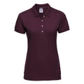 Polo Ladies Stretch bordeaux / XS - personalizzabile con logo