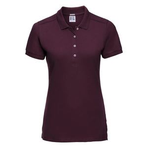 Polo Ladies Stretch bordeaux / XS - personalizzabile con logo