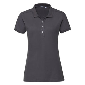 Polo Ladies Stretch grigio / XS - personalizzabile con logo