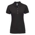 Polo Ladies Stretch nero / XS - personalizzabile con logo