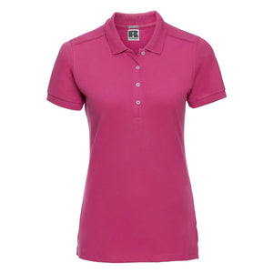Polo Ladies Stretch rosa / XS - personalizzabile con logo