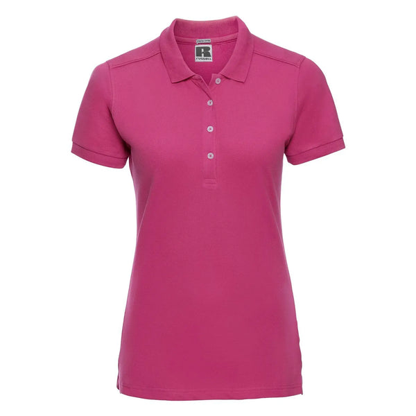 Polo Ladies Stretch rosa / XS - personalizzabile con logo