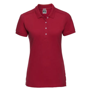 Polo Ladies Stretch rosso / XS - personalizzabile con logo