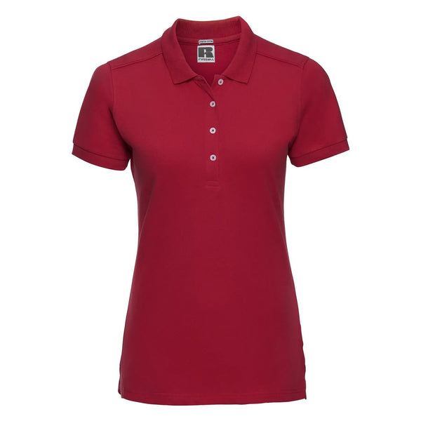 Polo Ladies Stretch rosso / XS - personalizzabile con logo