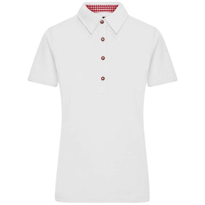 Polo Ladies Traditional bianco / S - personalizzabile con logo