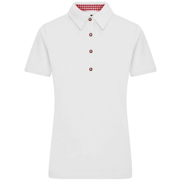 Polo Ladies Traditional bianco / S - personalizzabile con logo