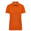 Polo Ladies Workwear arancione / XS - personalizzabile con logo