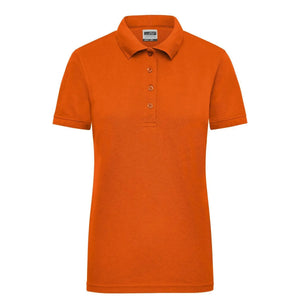 Polo Ladies Workwear arancione / XS - personalizzabile con logo