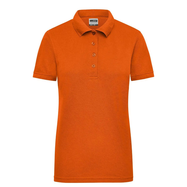 Polo Ladies Workwear arancione / XS - personalizzabile con logo