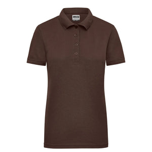 Polo Ladies Workwear marrone / XS - personalizzabile con logo