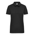 Polo Ladies Workwear nero / XS - personalizzabile con logo