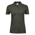 Polo Ladiess Luxury Stretch Deep Green / S - personalizzabile con logo