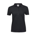 Polo Ladiess Luxury Stretch nero / S - personalizzabile con logo