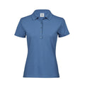 Polo Ladiess Luxury Stretch ocean blue / S - personalizzabile con logo