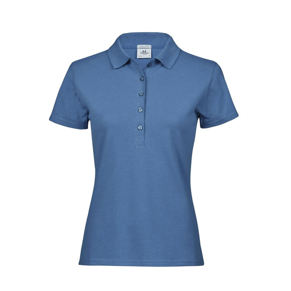 Polo Ladiess Luxury Stretch ocean blue / S - personalizzabile con logo