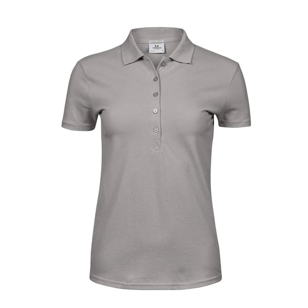 Polo Ladiess Luxury Stretch Stone / S - personalizzabile con logo
