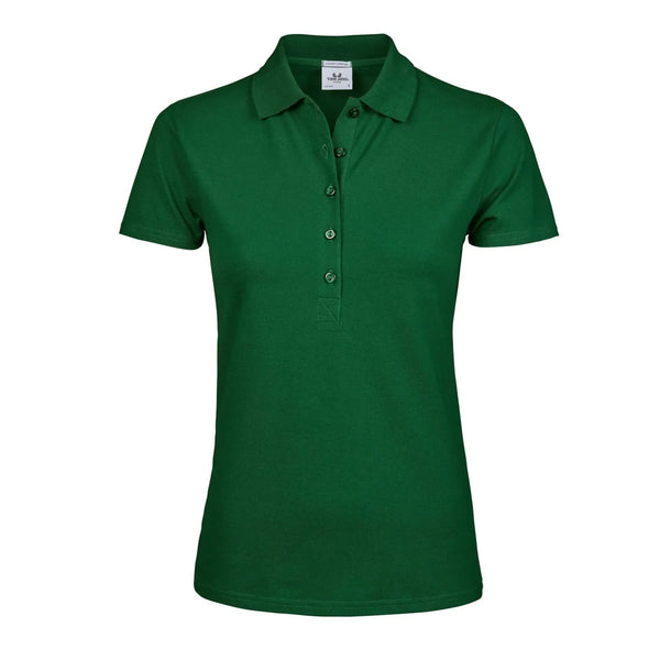 Polo Ladiess Luxury Stretch verde / S - personalizzabile con logo