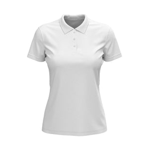 Polo Lux bianco / XS - personalizzabile con logo