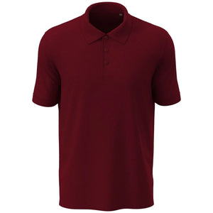 Polo Lux bordeaux / S - personalizzabile con logo
