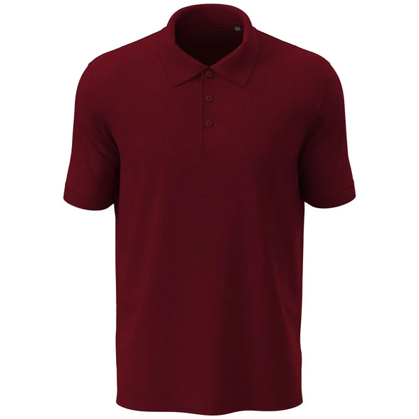 Polo Lux bordeaux / S - personalizzabile con logo