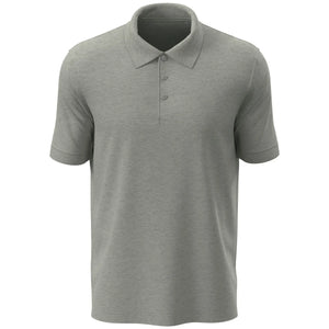 Polo Lux grigio / S - personalizzabile con logo