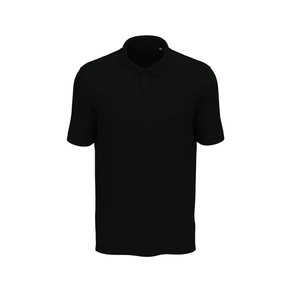 Polo Lux nero / S - personalizzabile con logo