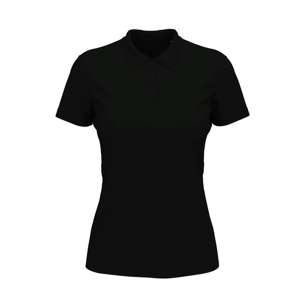 Polo Lux nero / XS - personalizzabile con logo