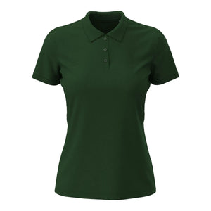 Polo Lux verde / XS - personalizzabile con logo