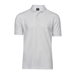Polo Luxury Stretch bianco / S - personalizzabile con logo