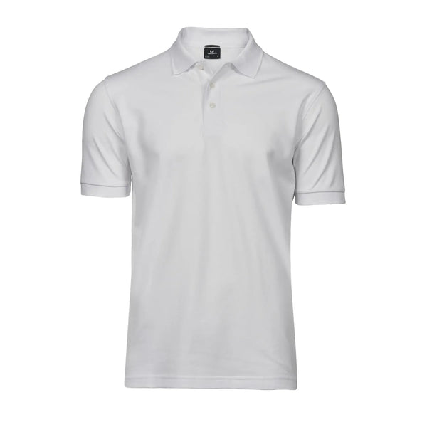 Polo Luxury Stretch bianco / S - personalizzabile con logo