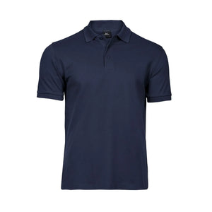 Polo Luxury Stretch blu / S - personalizzabile con logo