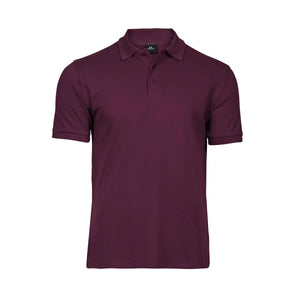 Polo Luxury Stretch bordeaux / S - personalizzabile con logo
