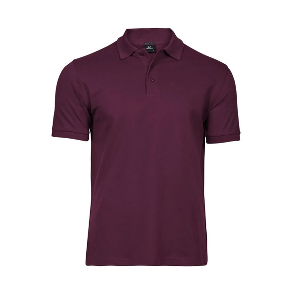 Polo Luxury Stretch bordeaux / S - personalizzabile con logo