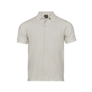 Polo Luxury Stretch cement / S - personalizzabile con logo