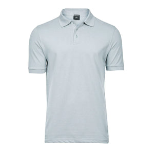 Polo Luxury Stretch Ice Blue / S - personalizzabile con logo