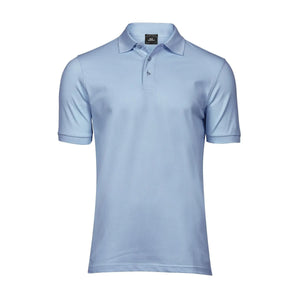 Polo Luxury Stretch Light Blue / S - personalizzabile con logo