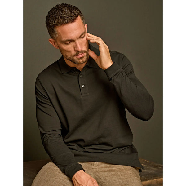 Polo Luxury Stretch Long Sleeve - personalizzabile con logo